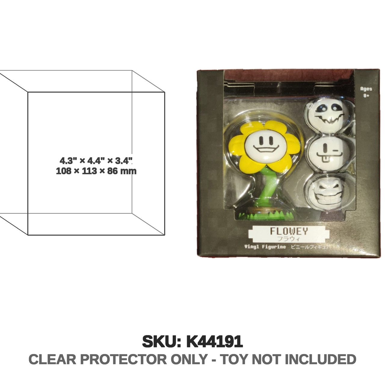 Undertale Little Buddies Series 2 Flowey Vinyl Figurine