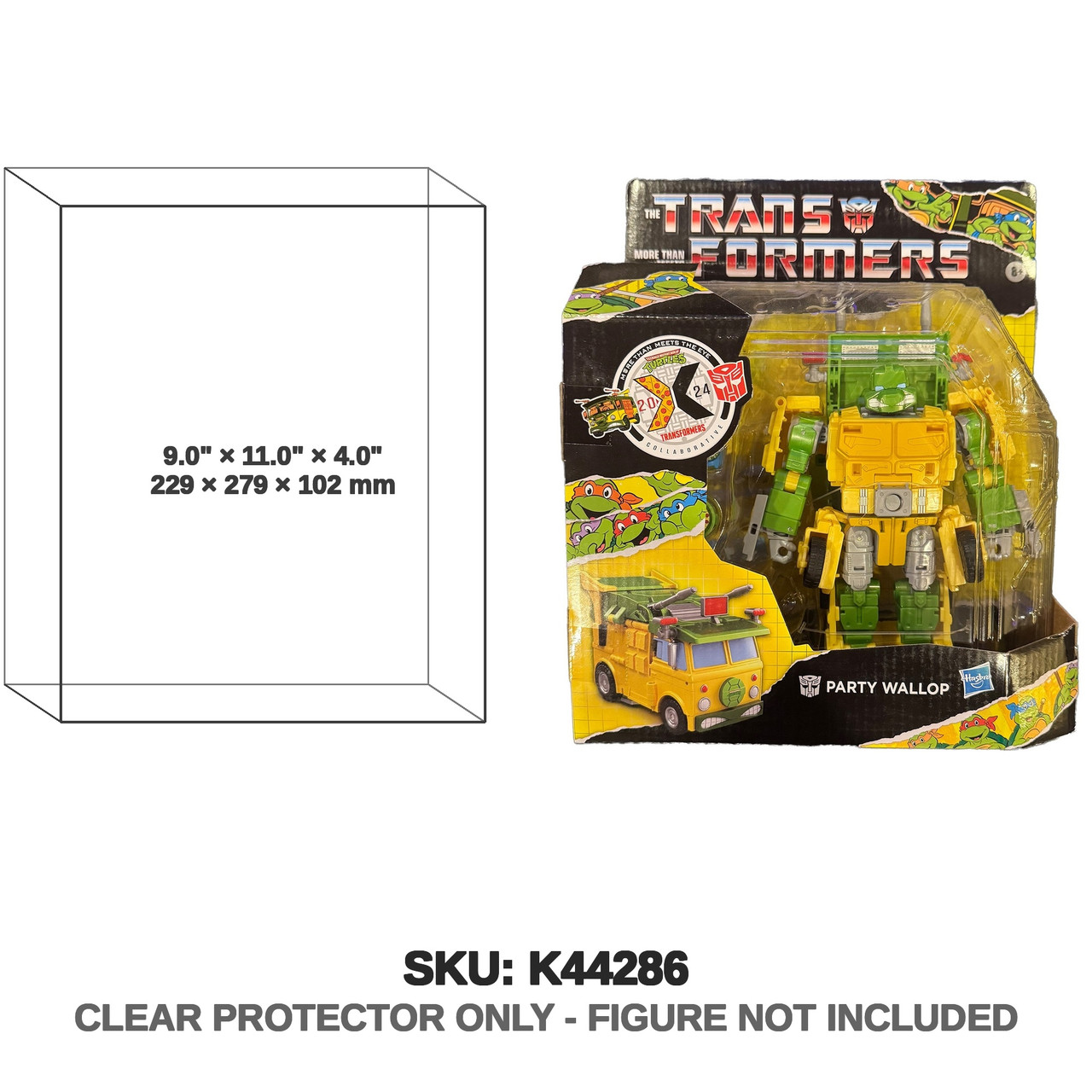 Party Wallop Transformers TMNT Collaborative Figure
