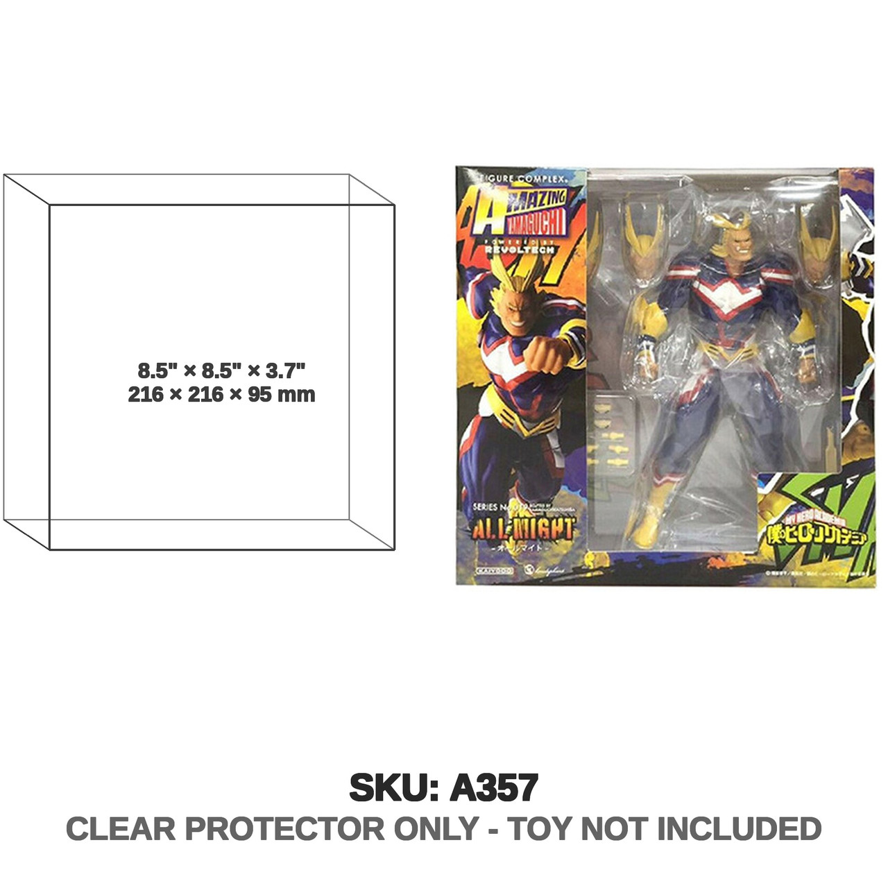 Bandai My Hero Academia All Might Revoltech Amazing Yamaguchi Figure