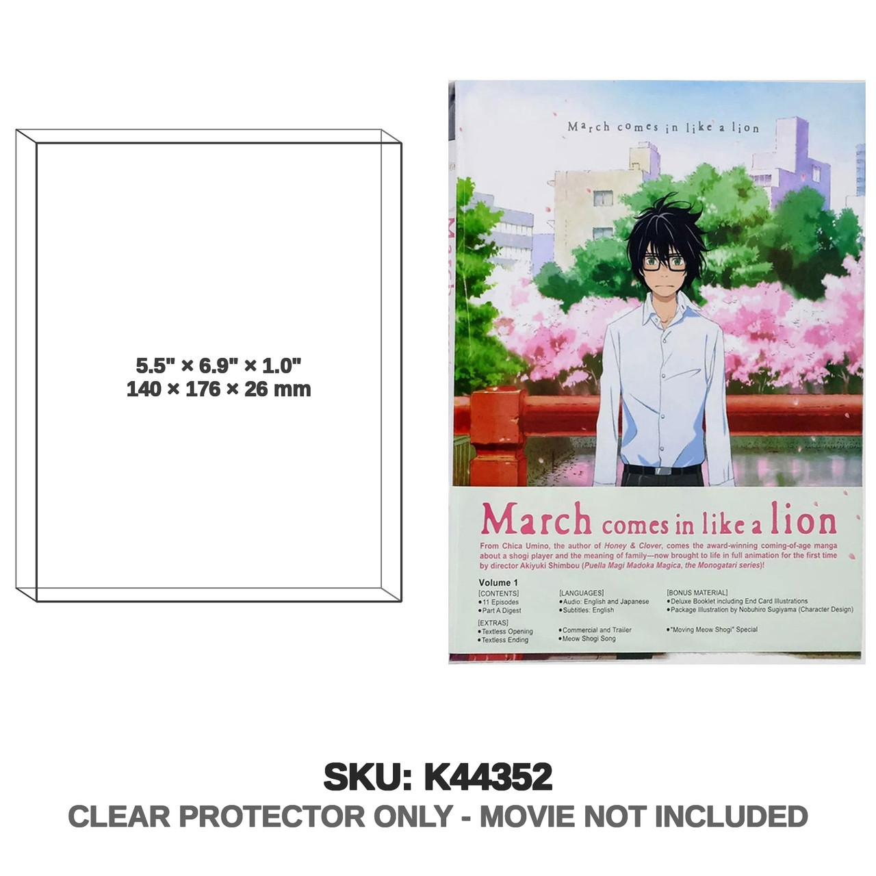 Aniplex March Comes in Like a Lion Vol. 1 Blu-ray