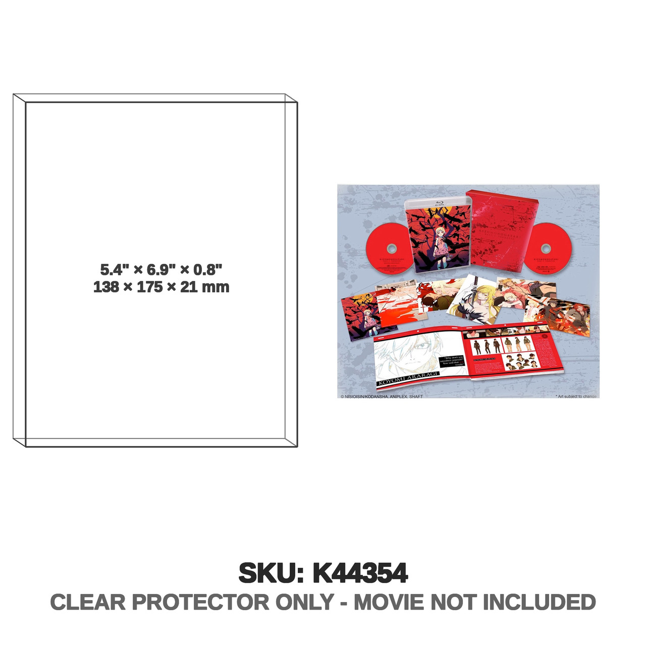 Kizumonogatari Part 1 Tekketsu Blu-ray (Aniplex of America)