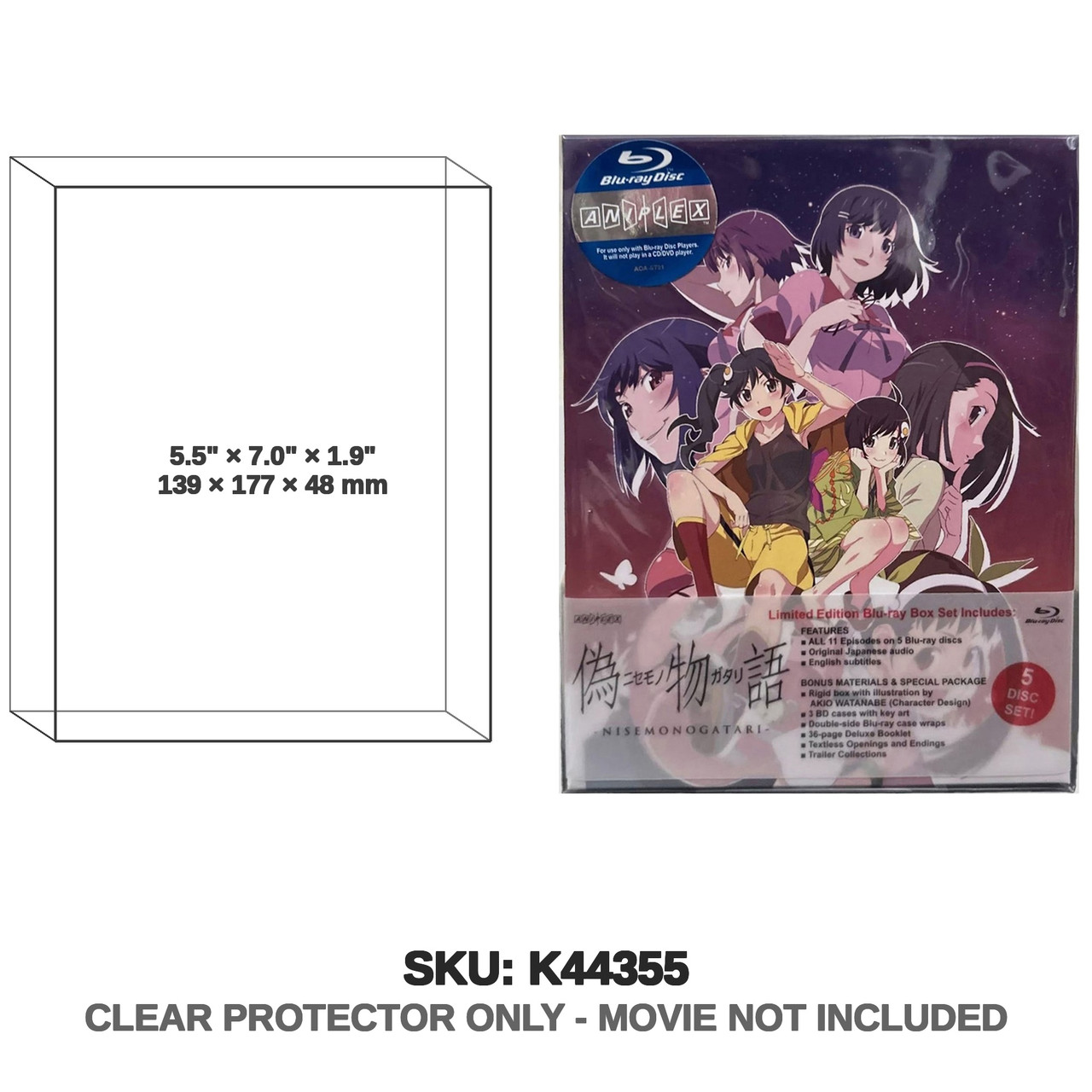 Aniplex Nisemonogatari Complete Boxset Blu-ray