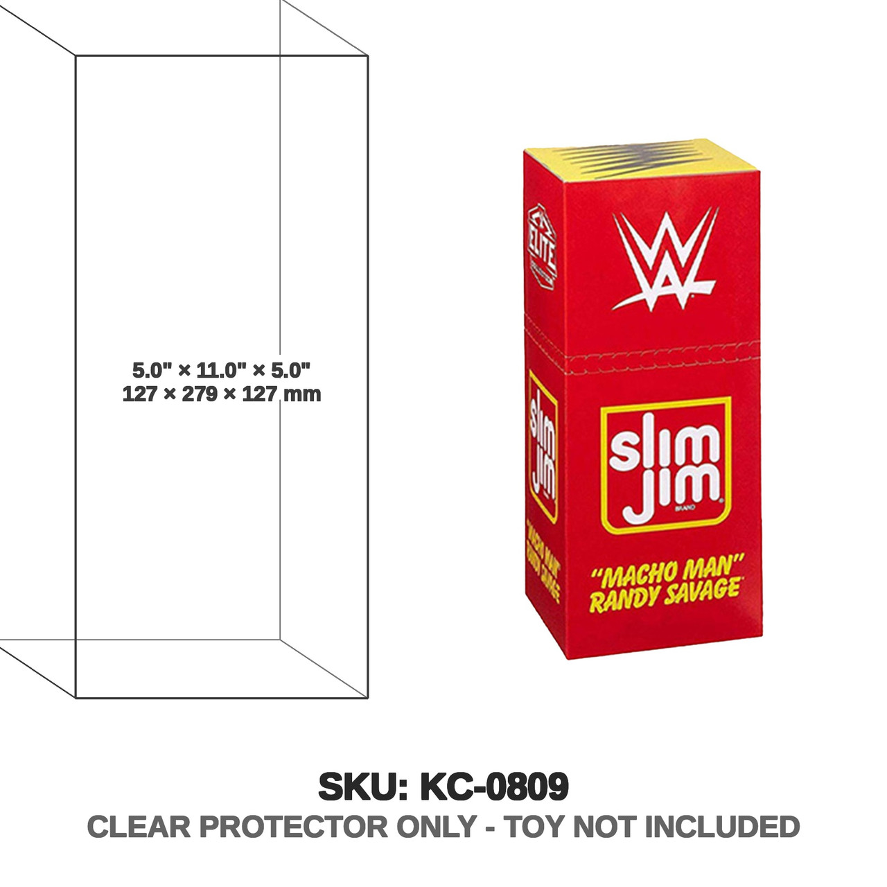 SDCC Slim Jim Macho Man Randy Savage - Outer Box SDCC Slim Jim Macho Man Randy Savage - Outer Box