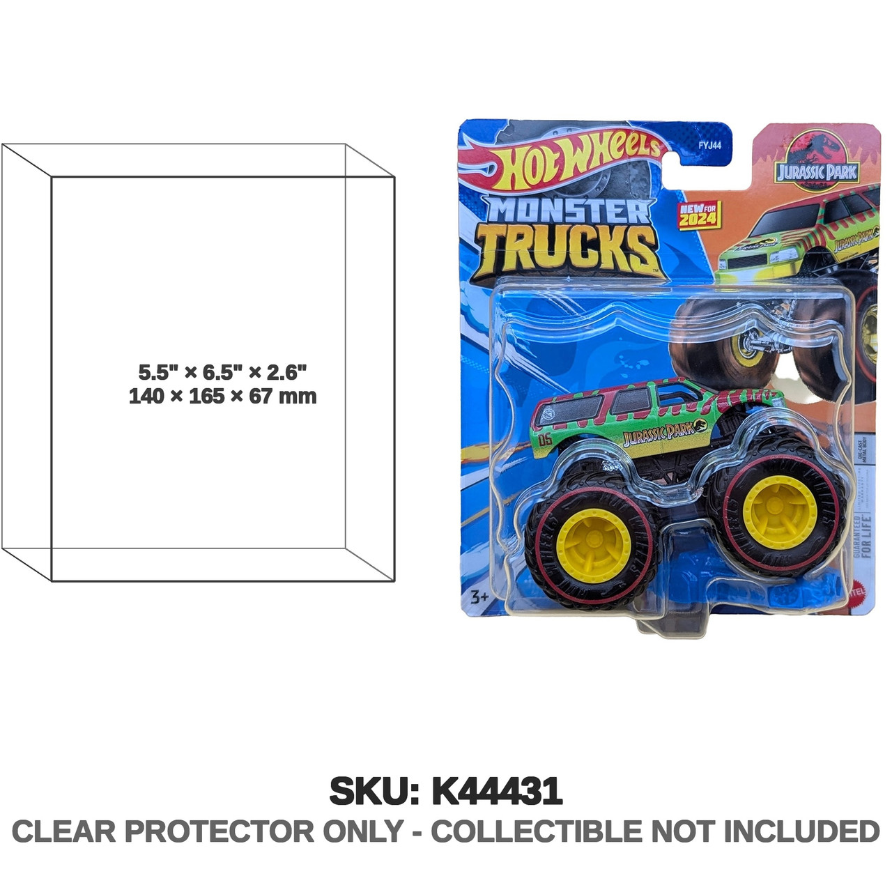 Mattel Hot Wheels Monster Trucks Jurassic World