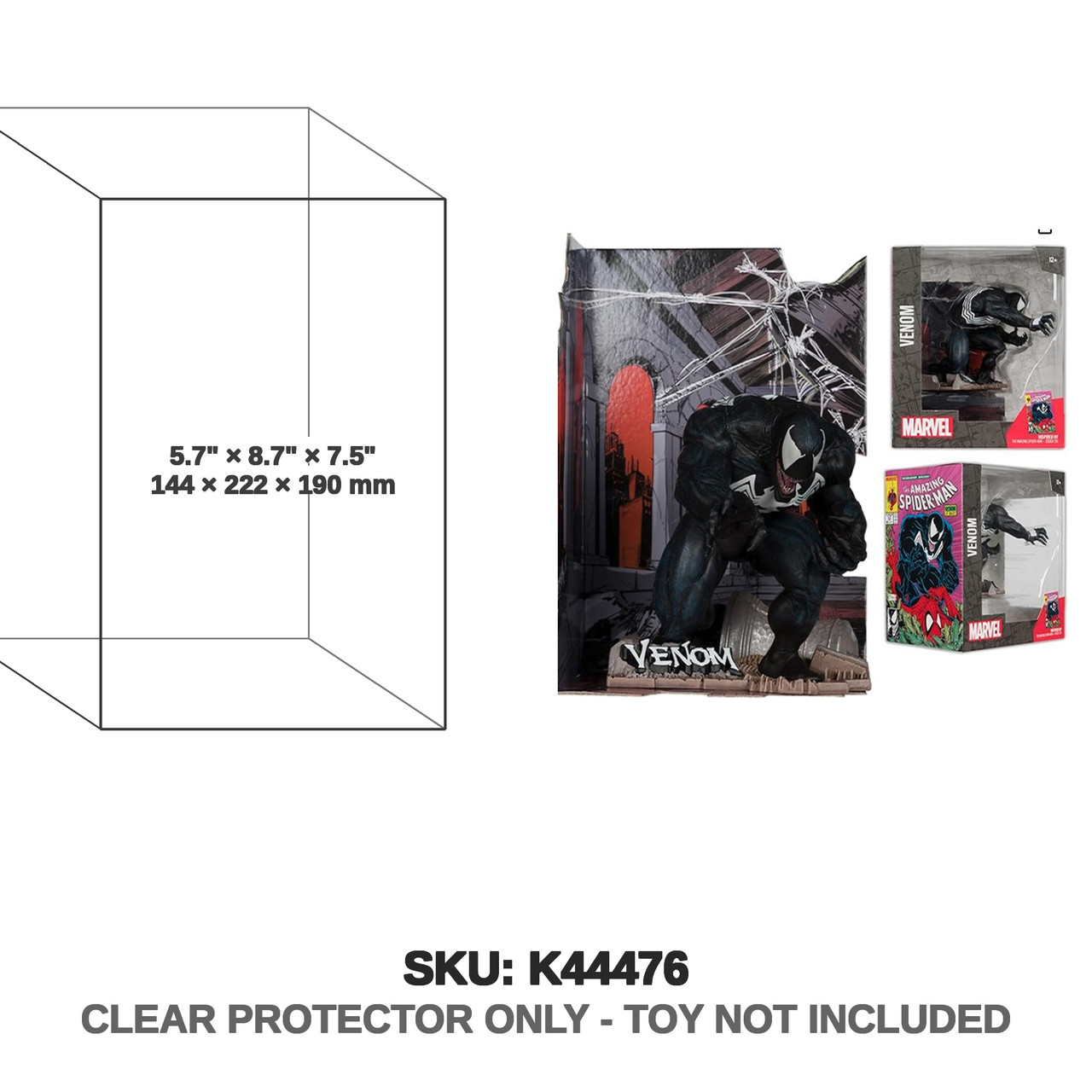 McFarlane Marvel Venom 1:10th Scale Collectible with Scene