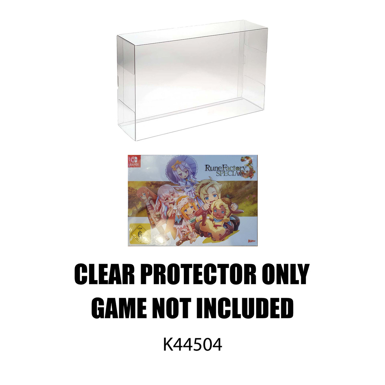 Protector For Rune Factory 3 Special (Nintendo Switch| Marvelous)