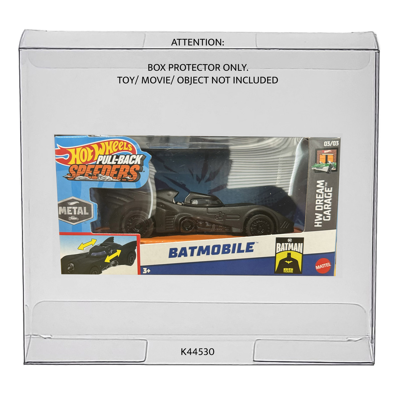 Protector For Hot wheels Batman Pullback Speeders