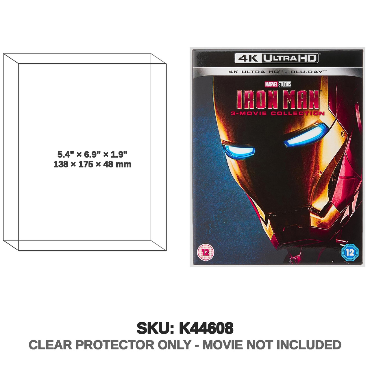 Marvel Iron Man 4K Ultra HD Trilogy