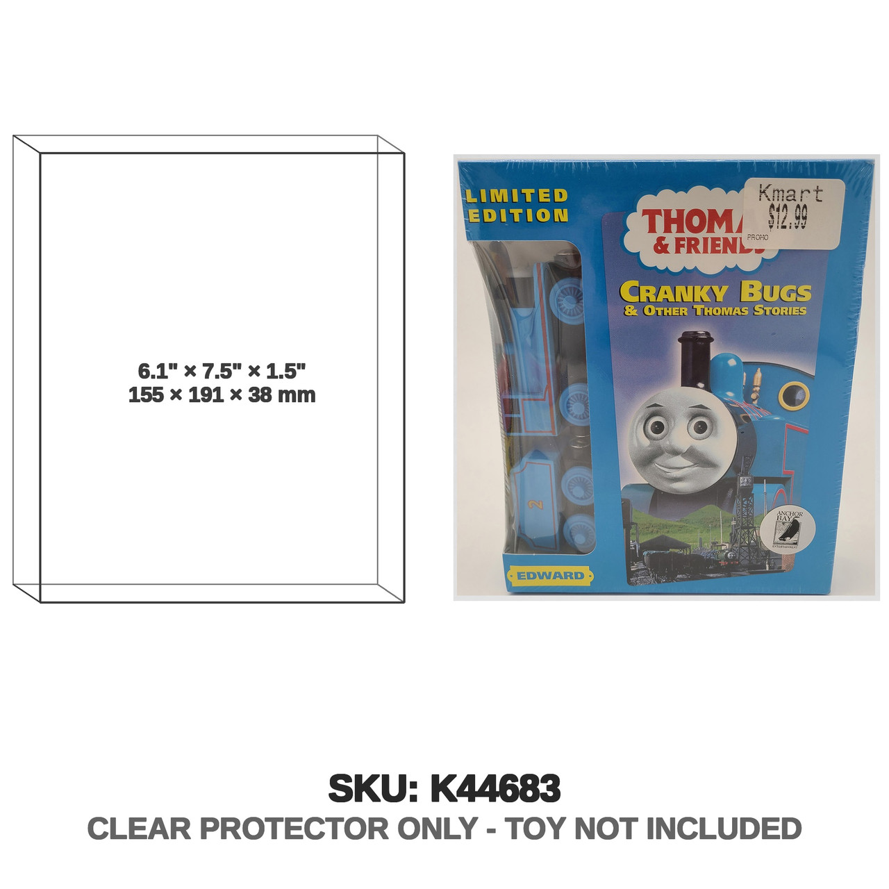 Thomas the Tank Engine Cranky Bugs VHS Wooden Train Pack