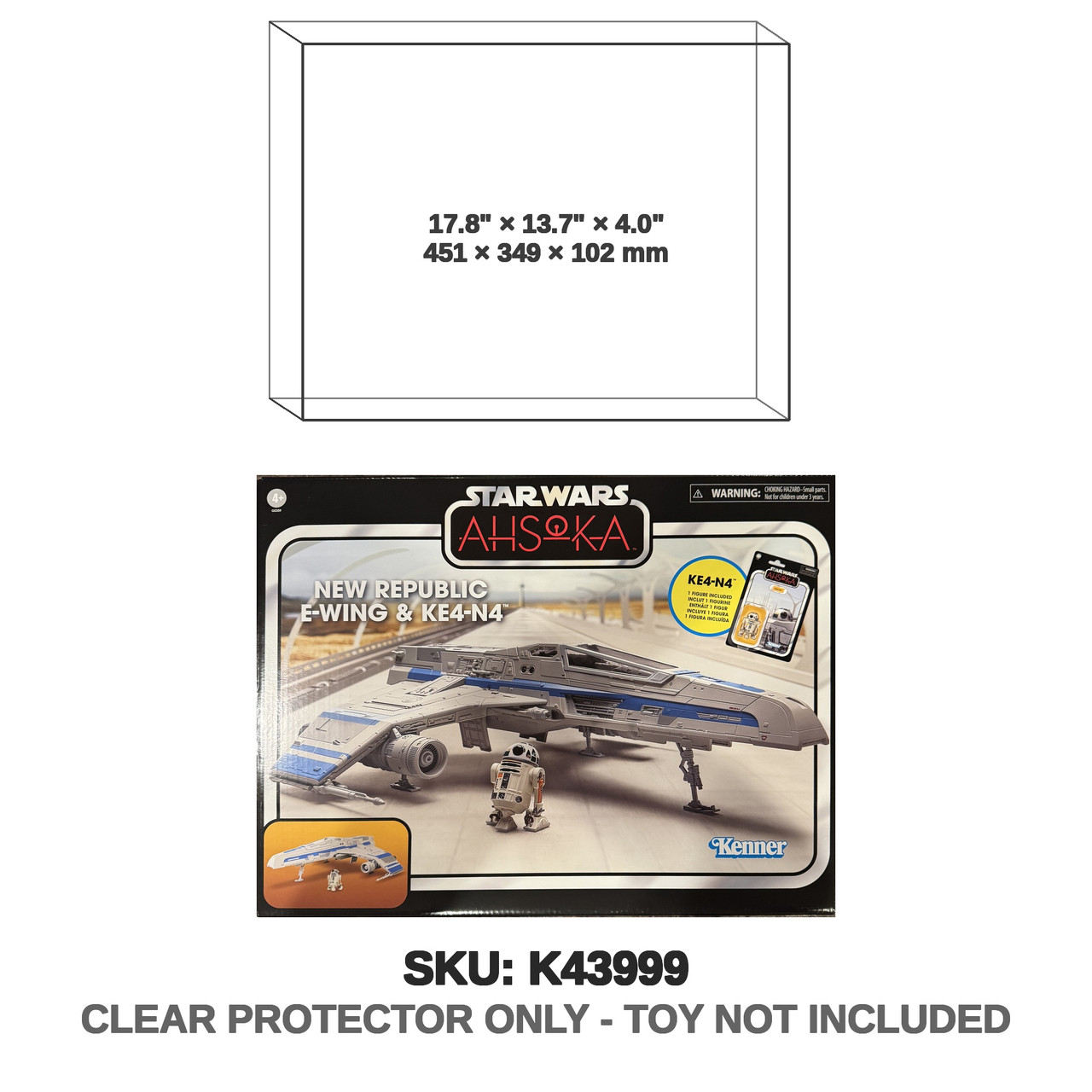 New Republic E-Wing & KE4-N4 Star Wars Vintage Collection Vehicle