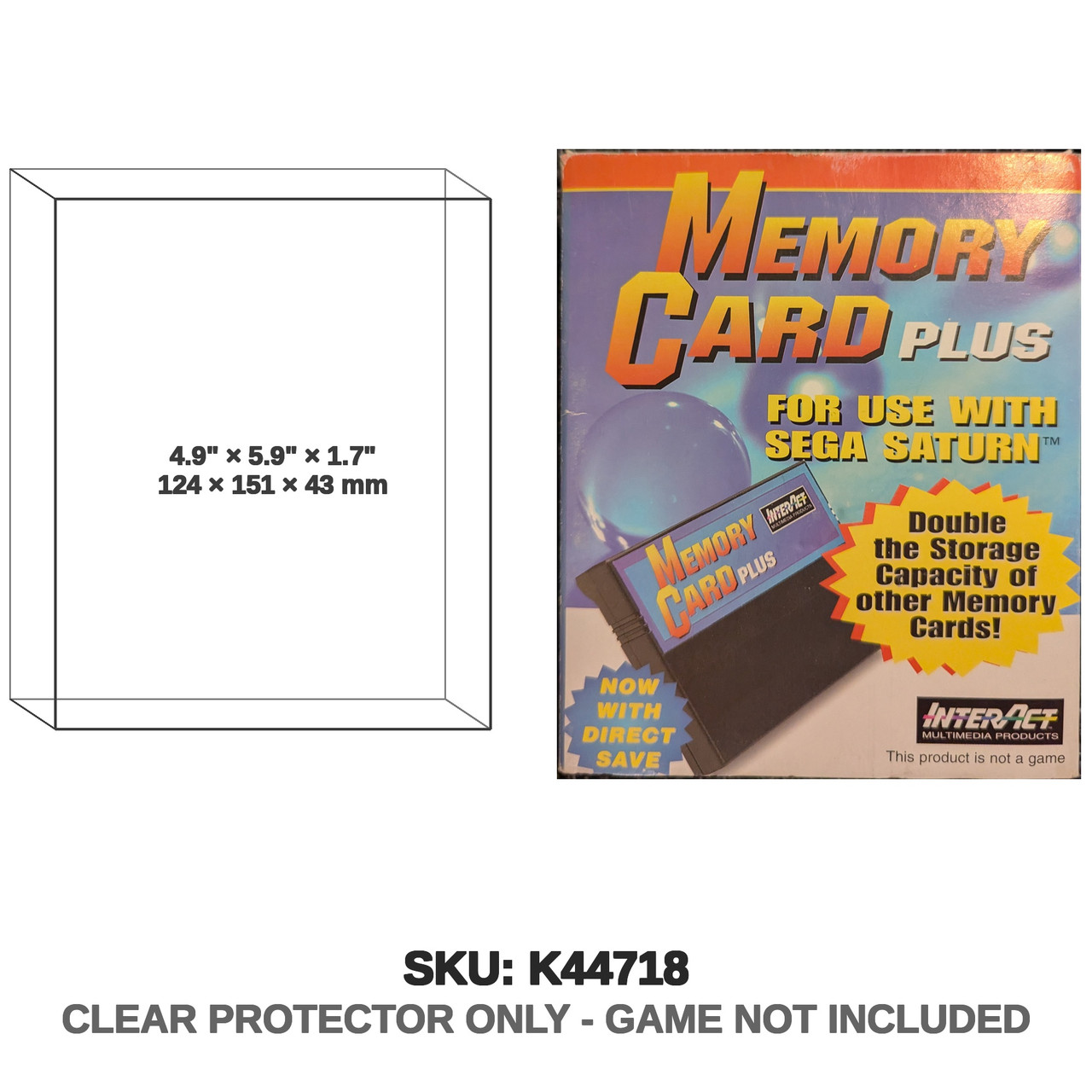Sega Sega Saturn Memory Card Plus