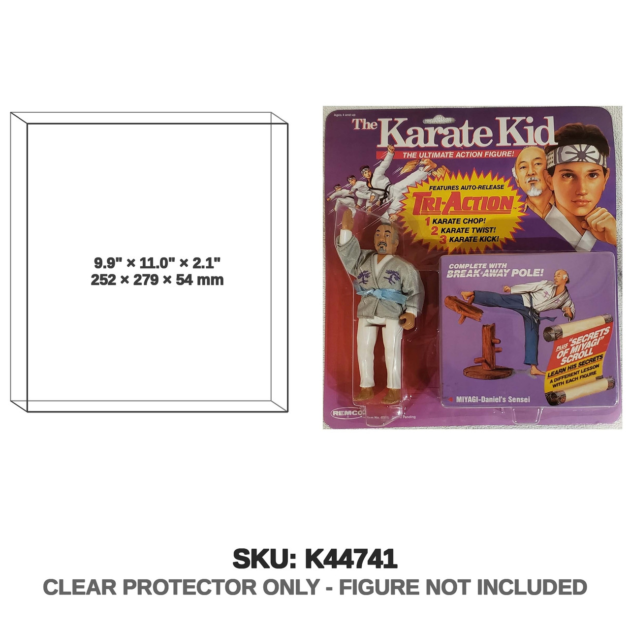 Remco The Karate Kid Mr Miyagi Purple Card