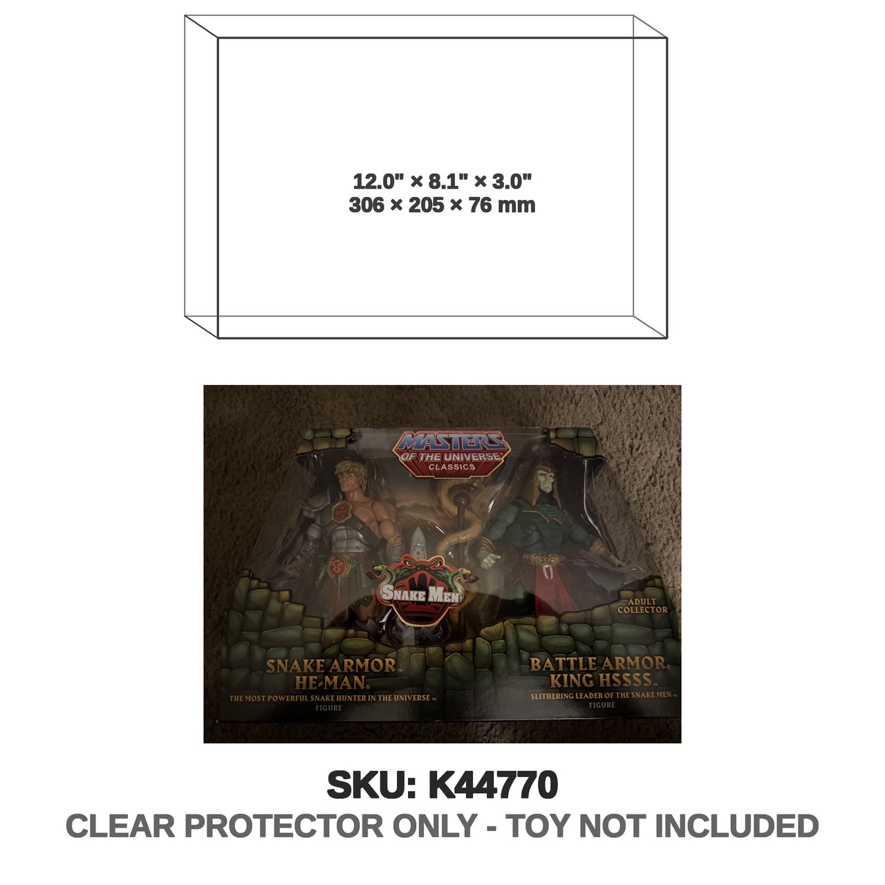 King Hssss Masters of the Universe Classics Snake Men 2-Pack