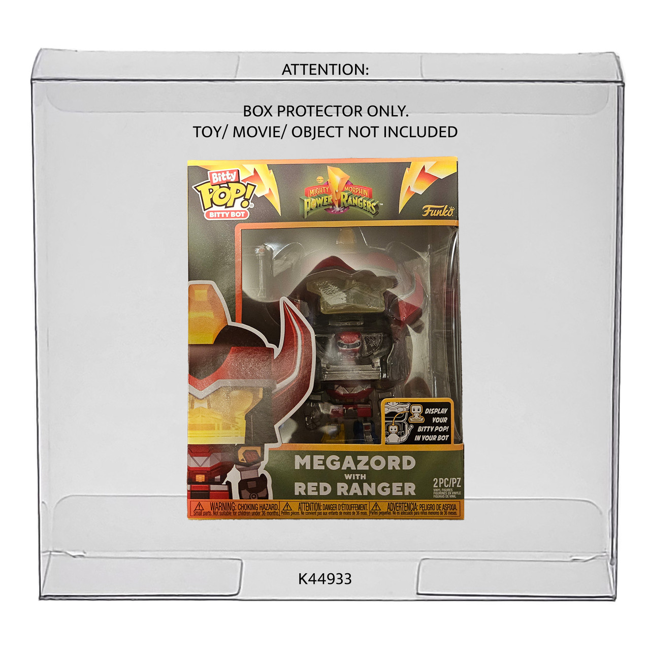 Protector For Funko Bitty Pop! Bitty Bot - Megazord with Red Ranger
