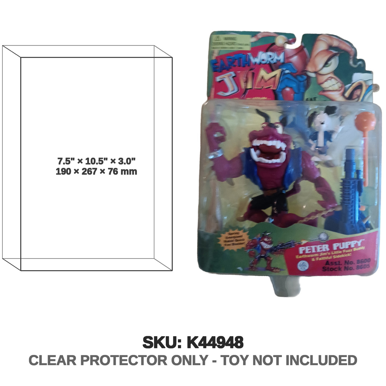 Playmates Earthworm Jim Peter Puppy Playmates Earthworm Jim Peter Puppy