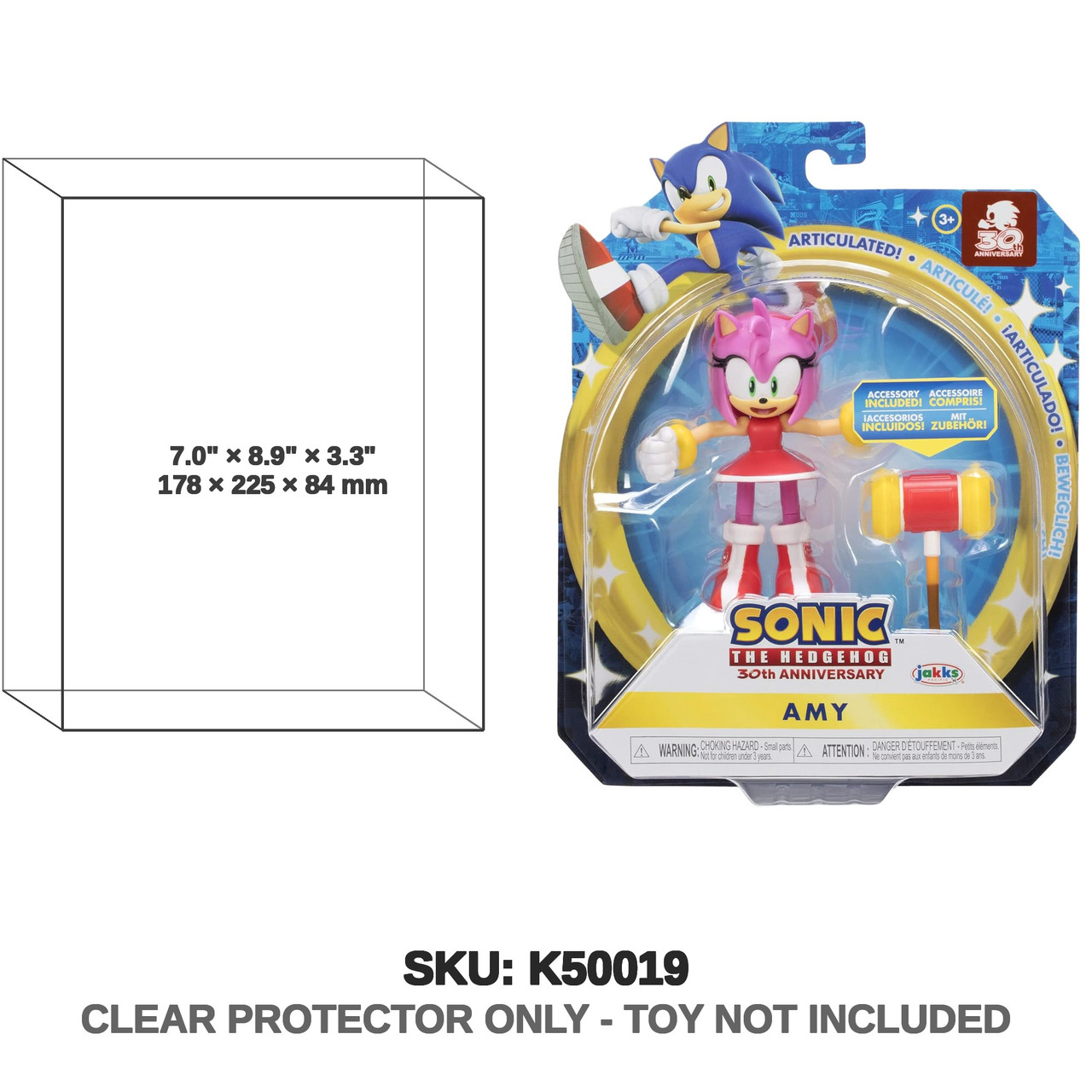 Jakks Sonic the Hedgehog 4" Amy