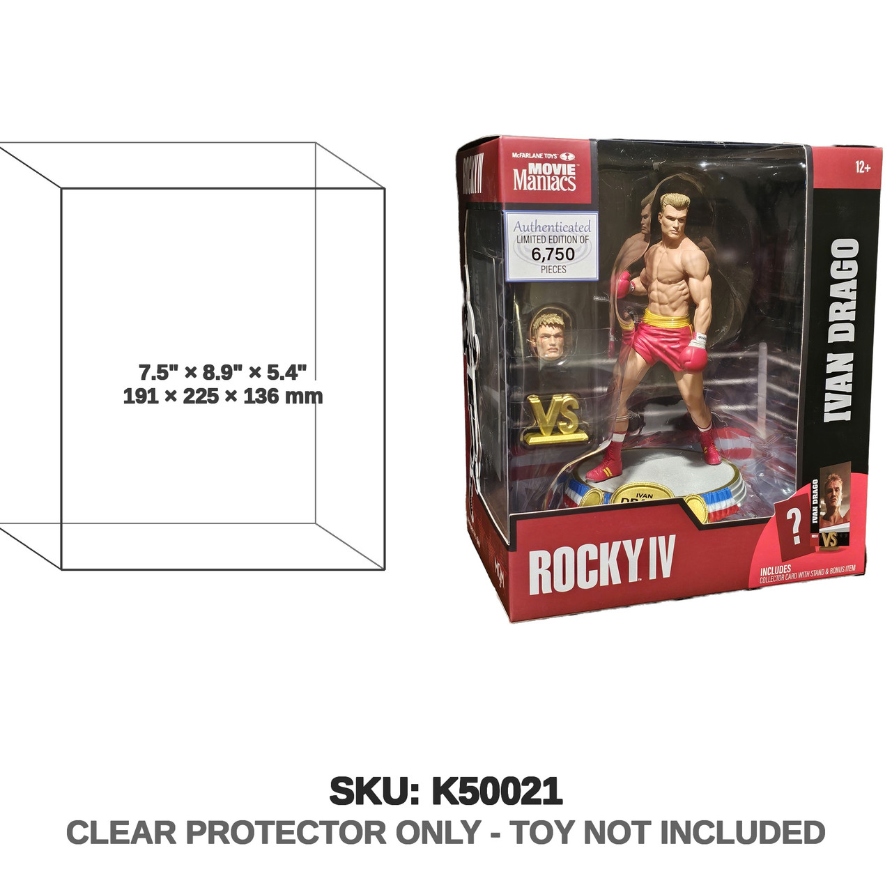 McFarlane Toys Rocky Movie Maniacs Ivan Drago