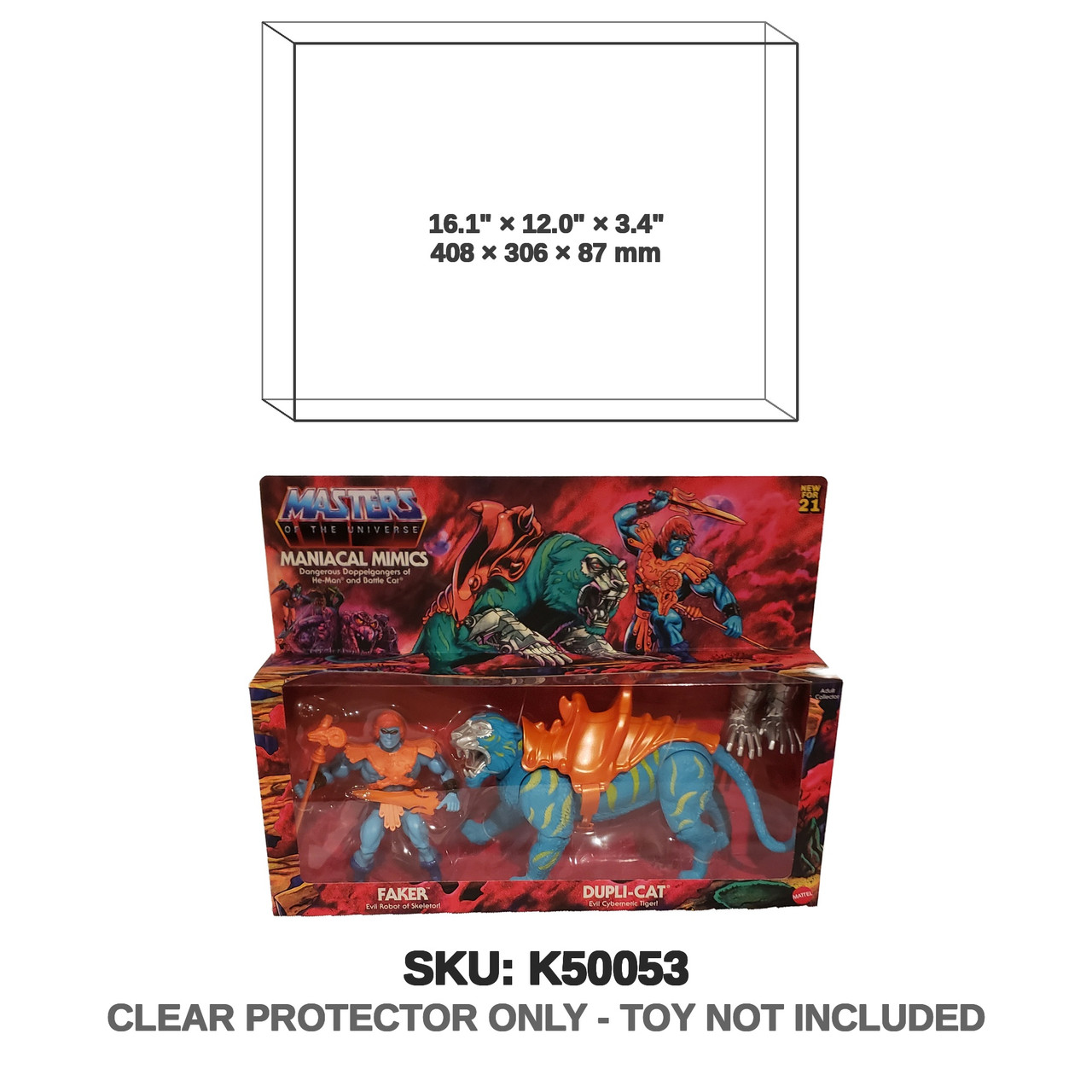 Mattel Masters of the Universe Faker and Dupli-Cat 2021