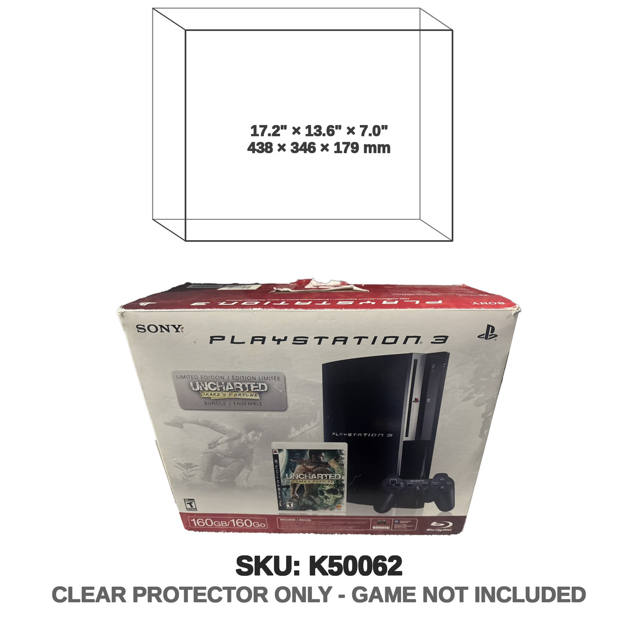 Sony Uncharted Drake's Fortune PS3 Console Bundle