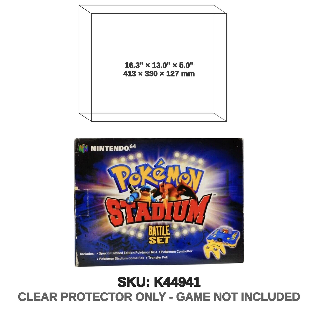 Protector For Nintendo Pokemon Stadium Battle Set N64 | Katana