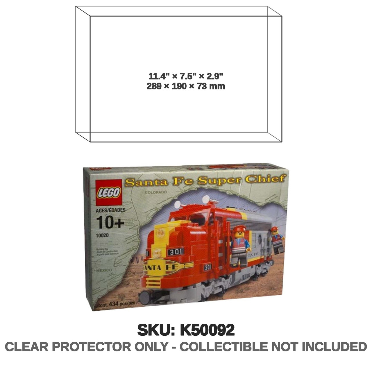 Santa Fe Super Chief LEGO 10020 Train Set