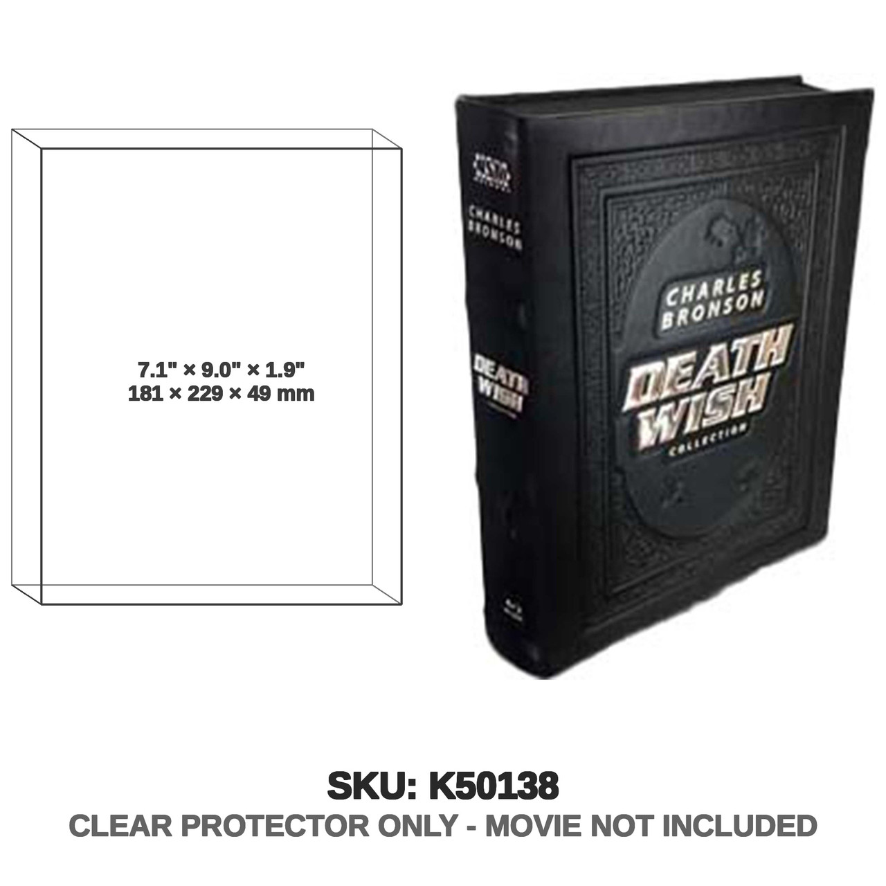 NSM Records Death Wish 1-5 Leatherbook Collection Blu-ray