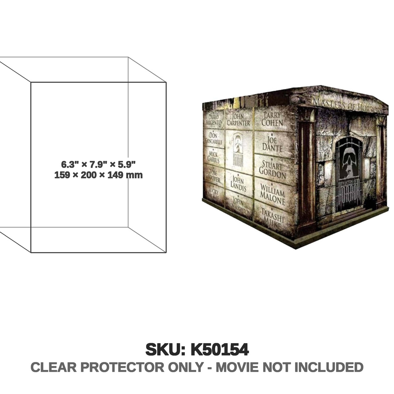 Anchor Bay Masters of Horror Complete First Season DVD Mausoleum Box