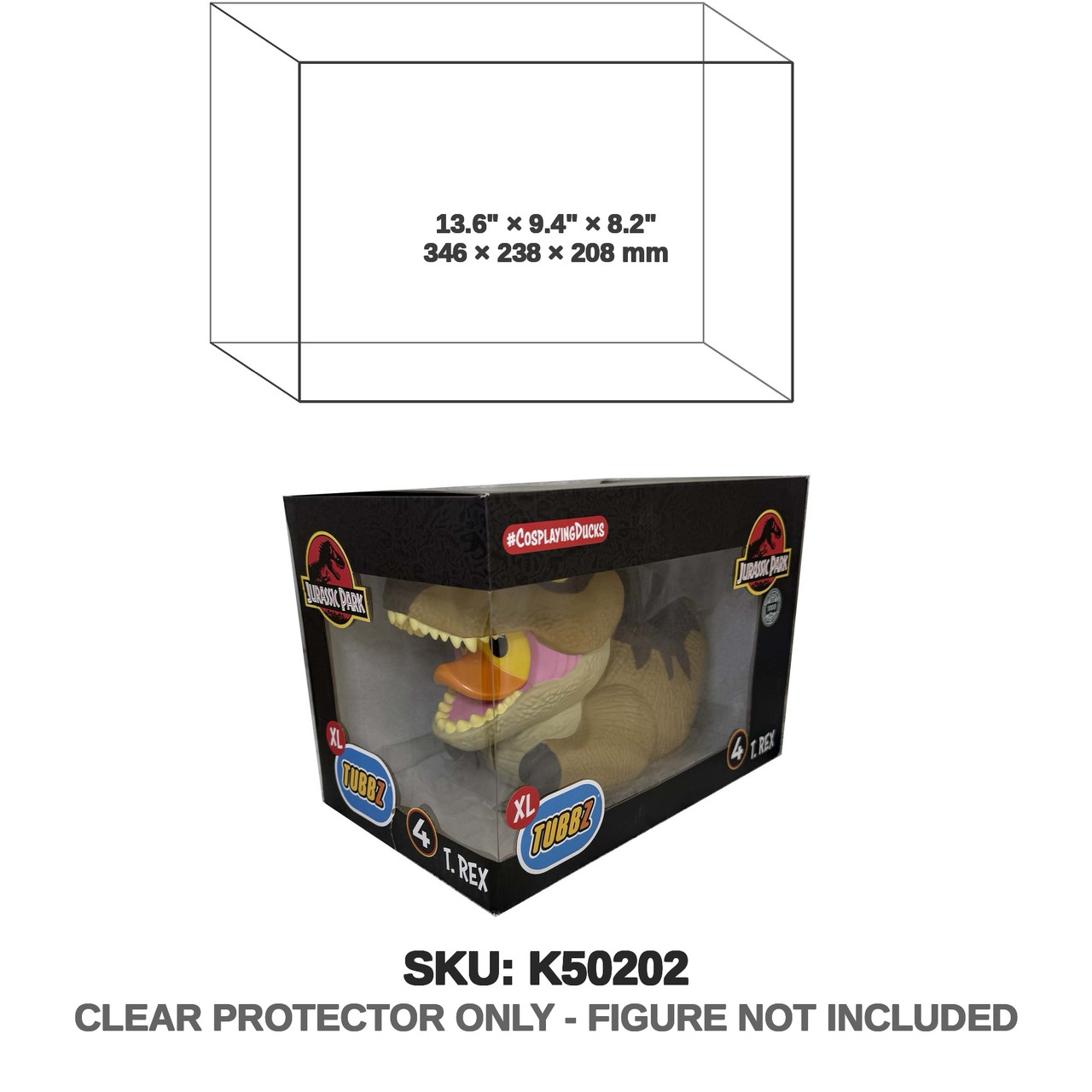 T-Rex Jurassic Park Tubbz Giant XL Figure