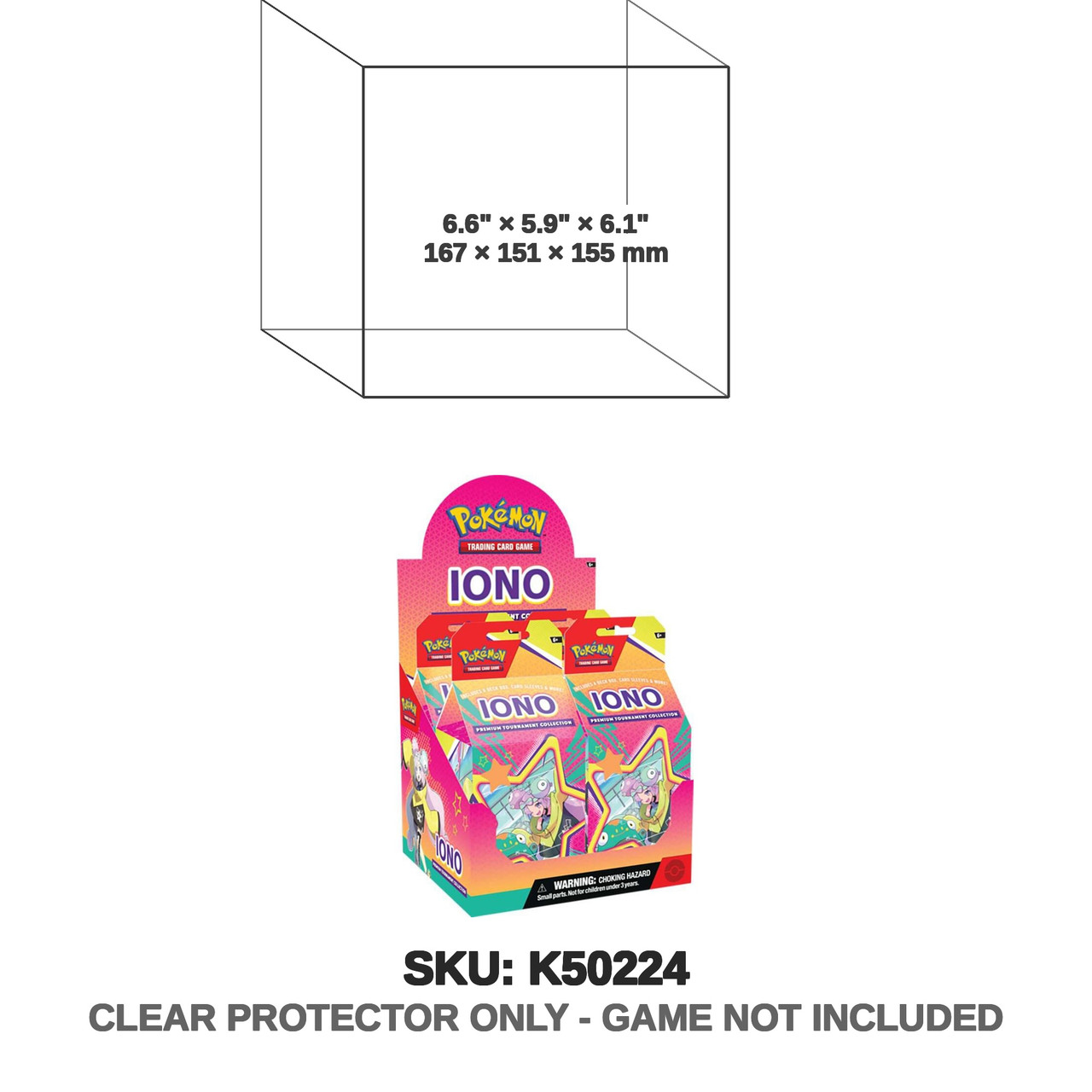 Pokemon Iono Premium Collection Tournament Collection Display Box