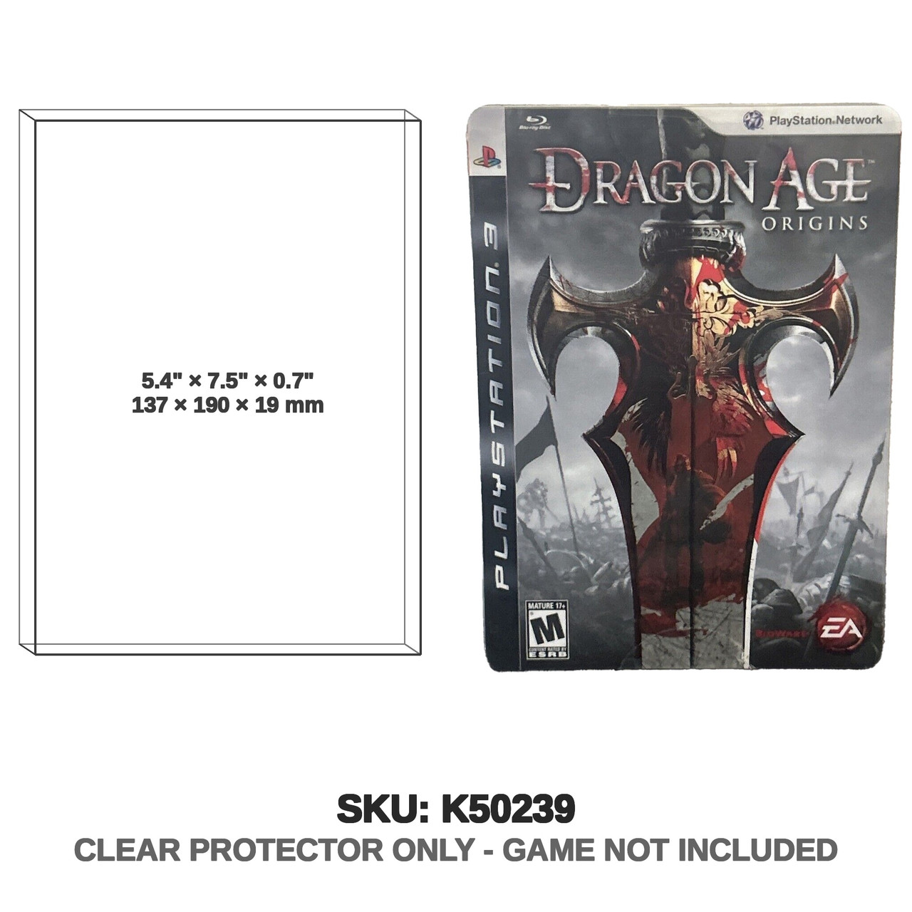 PS3 Dragon Age Origins Blu-ray Disc Collector's Edition PS3 Dragon Age Origins Blu-ray Disc Collector's Edition