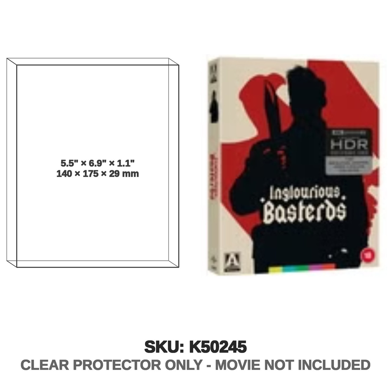 Arrow Video Inglourious Basterds Blu-ray UK