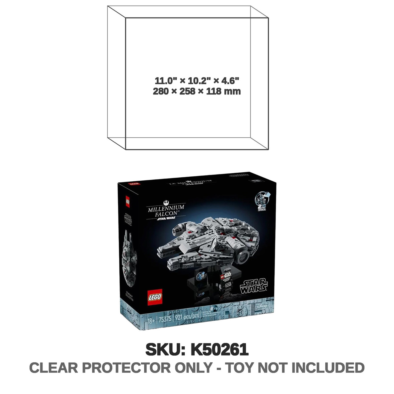 LEGO Star Wars A New Hope 25th Anniversary Millennium Falcon Collectable Model