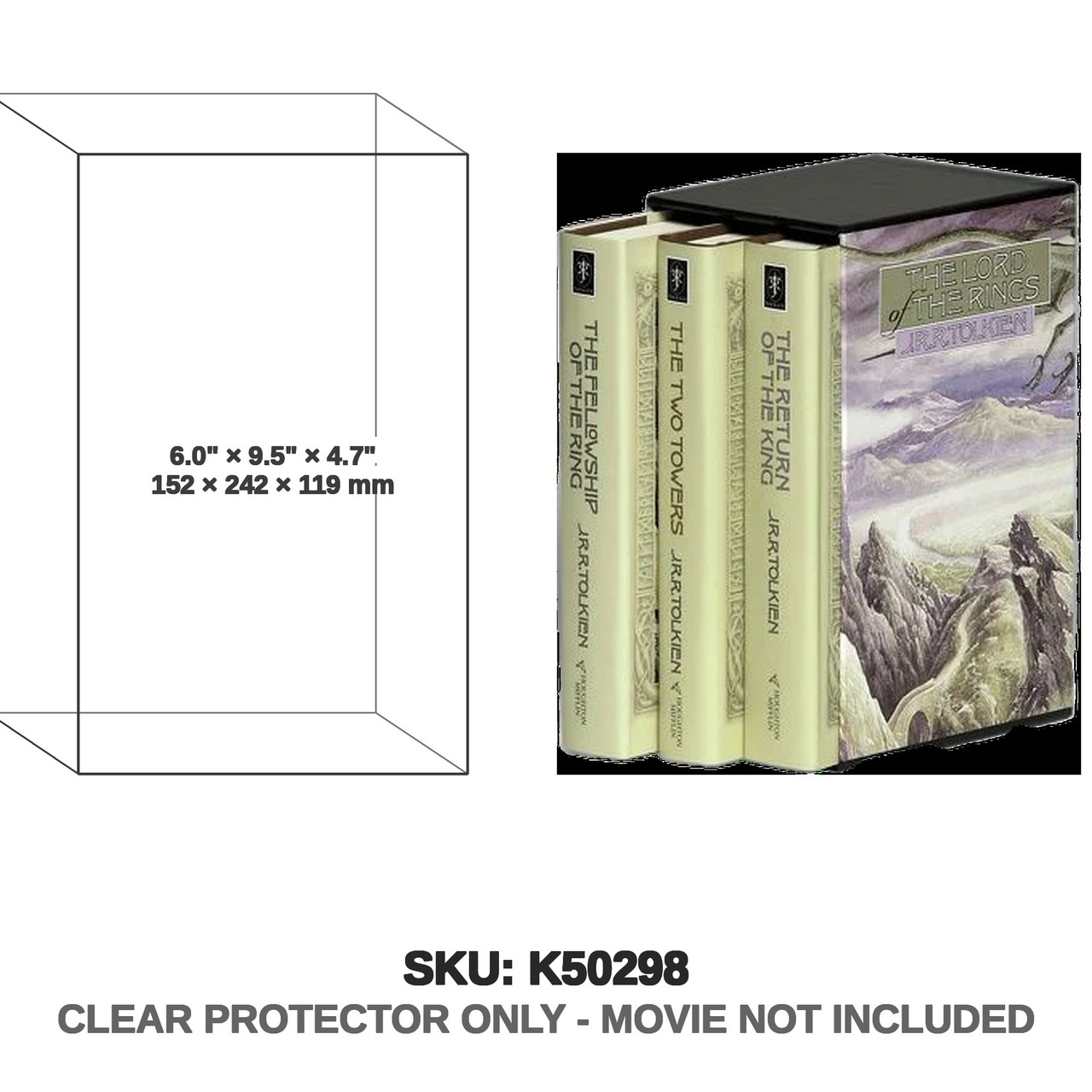The Lord of the Rings Hardcover Box Set with Art by Alan Lee Blu-ray