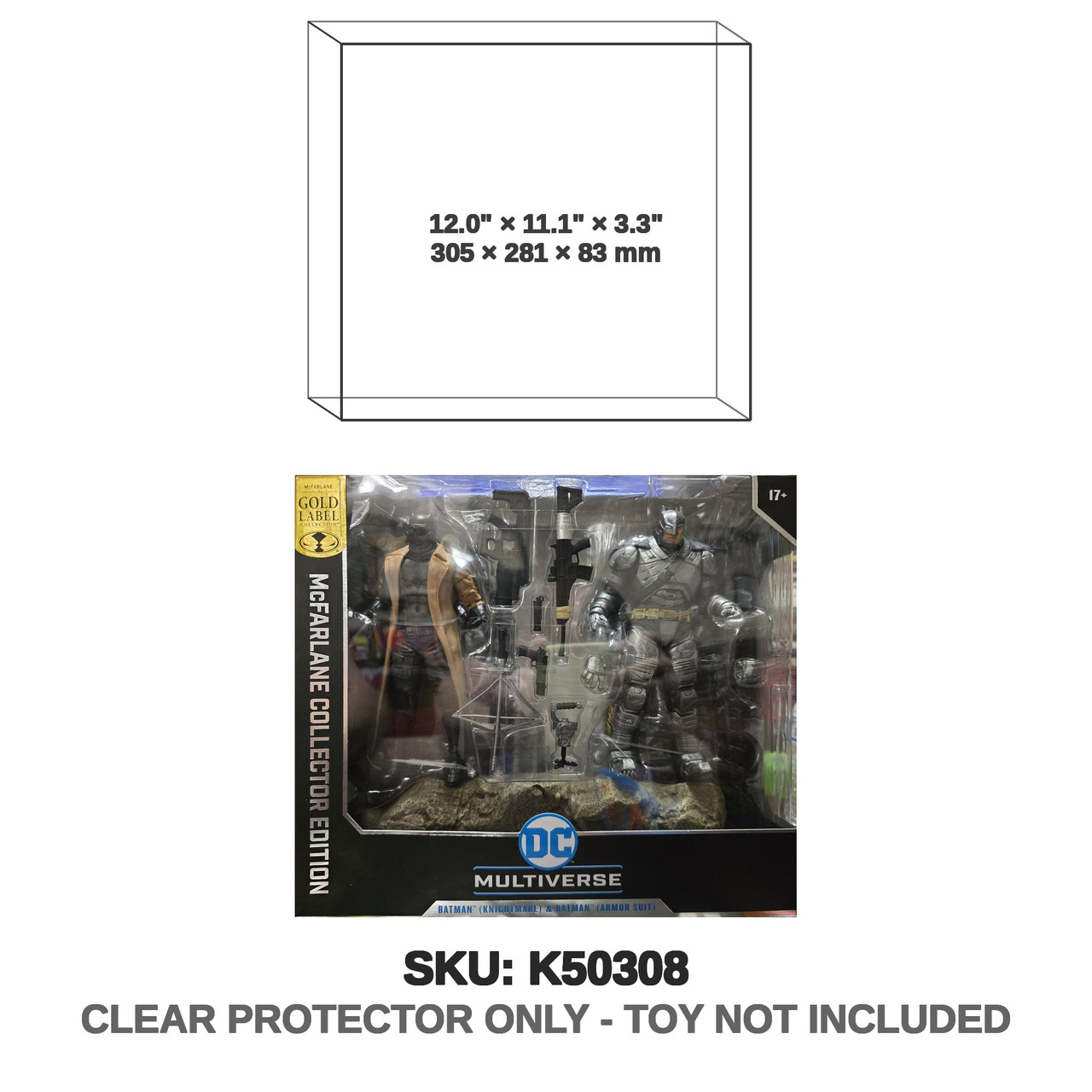 Batman Knightmare & Armor Suit DC Multiverse Gold Label 2-Pack