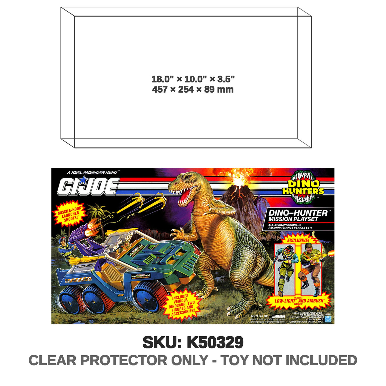 Hasbro G.I. Joe A Real American Hero Dino-Hunter Mission Playset