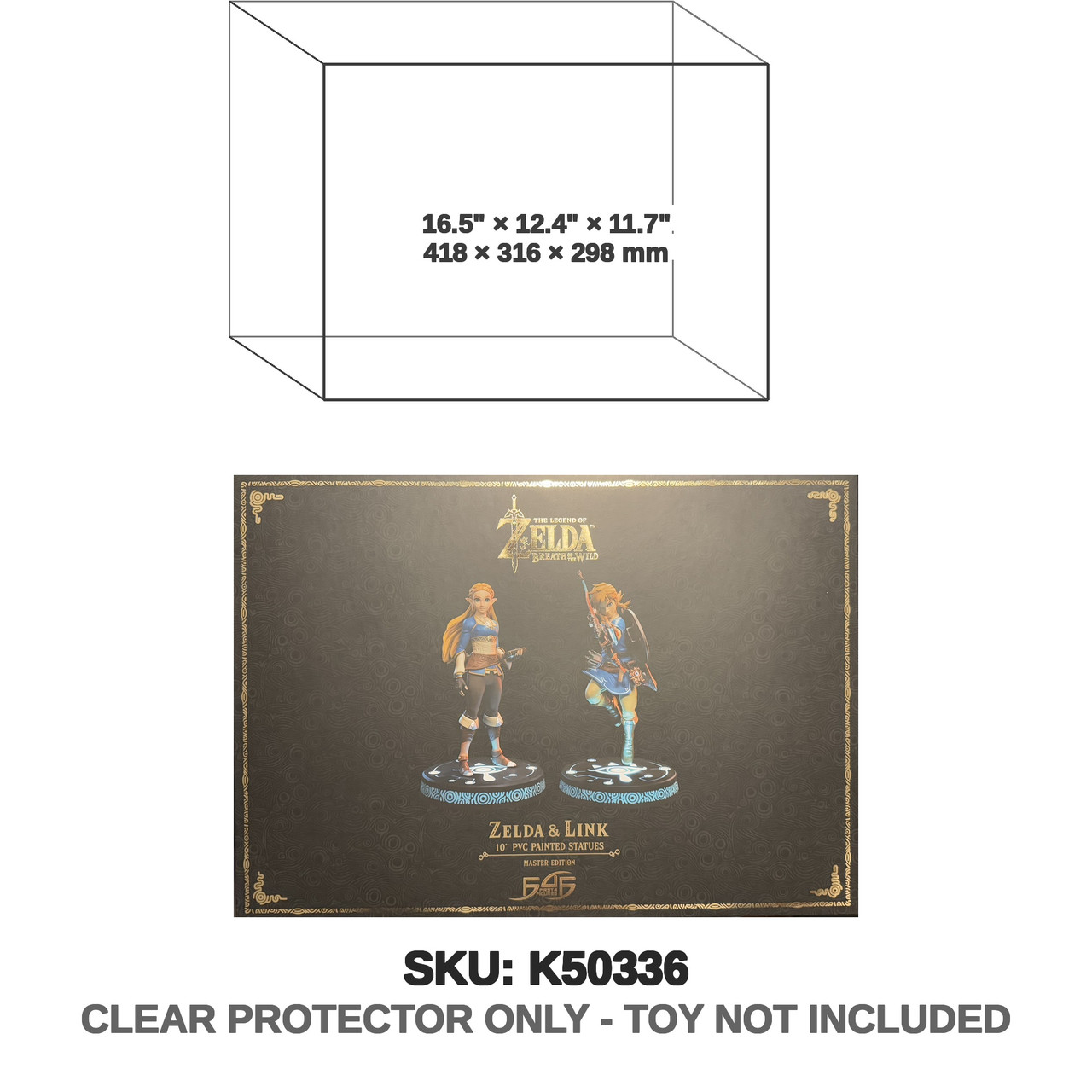 First 4 Figures The Legend of Zelda Link Breath of the Wild Master Edition