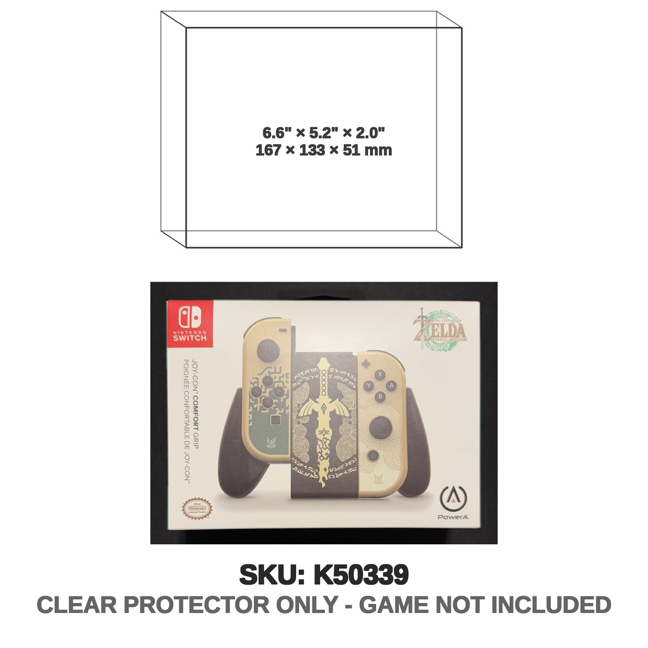 Tears of the Kingdom Zelda Comfort Grip Switch