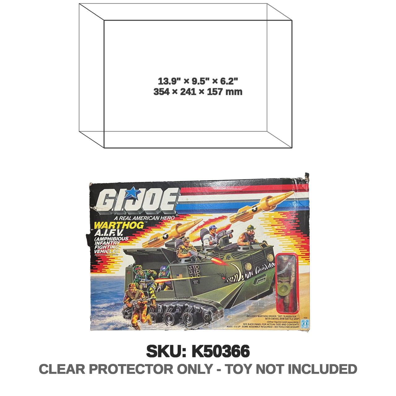 Warthog A.I.F.V. with Sgt. Slaughter G.I. Joe US Version Vehicle