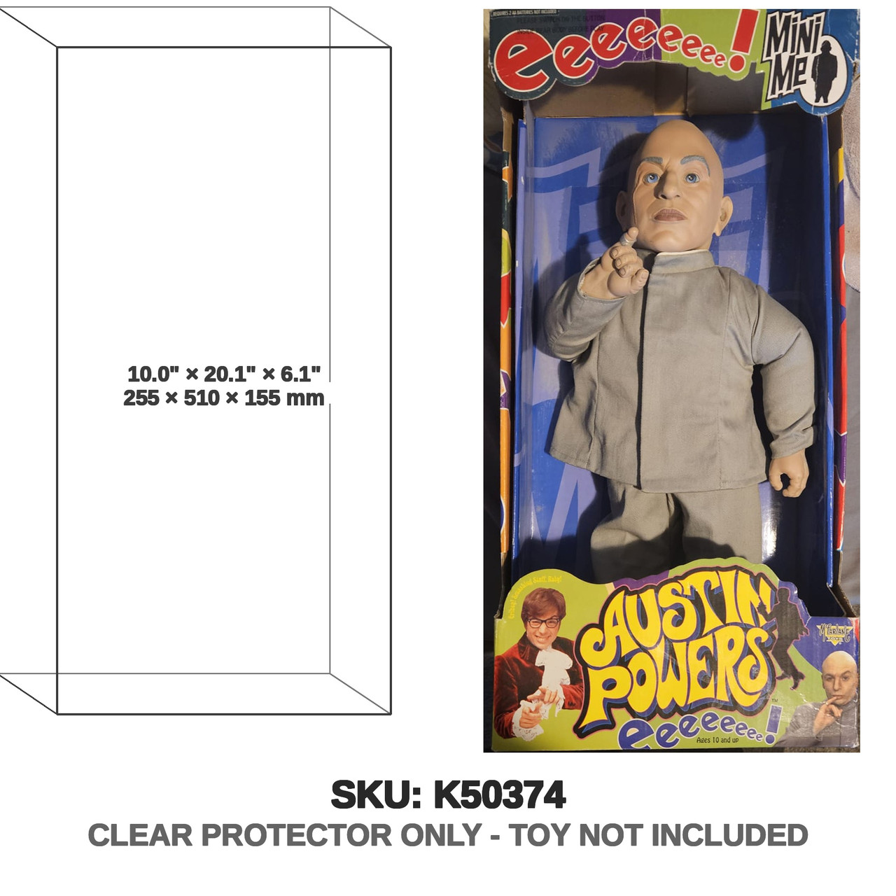 McFarlane Austin Powers 18" Talking Dr. Evil and Mini Me Doll