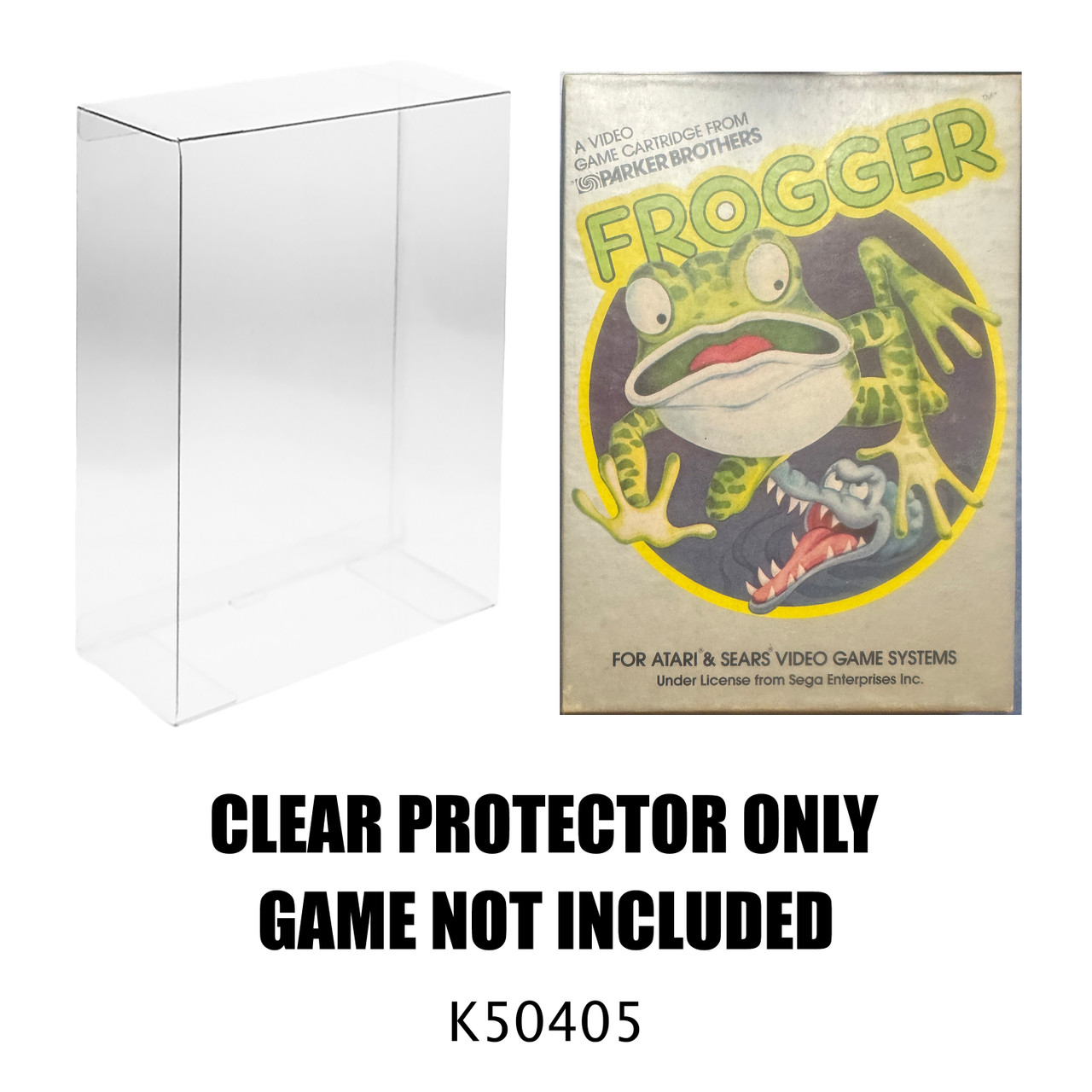 Protector For Frogger Box for the Atari 2600