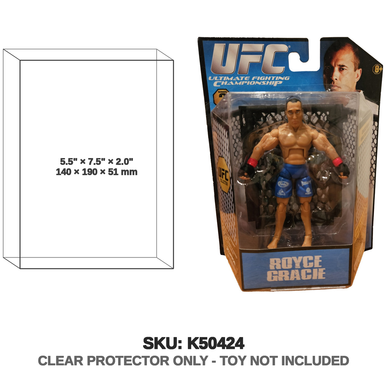 UFC Jakks Pacific Series 2 Royce Gracie