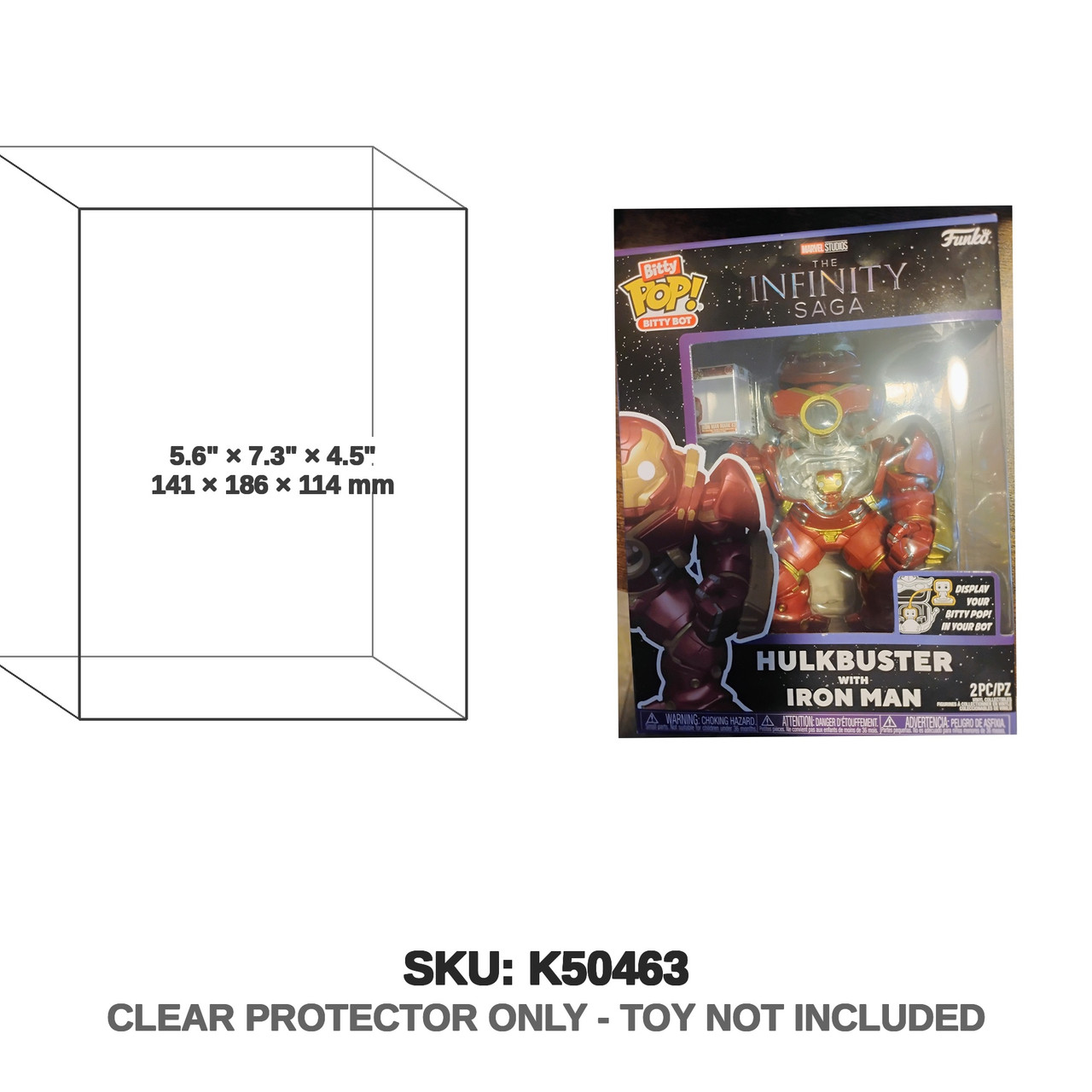 Bitty Pop Bitty Bot Hulkbuster