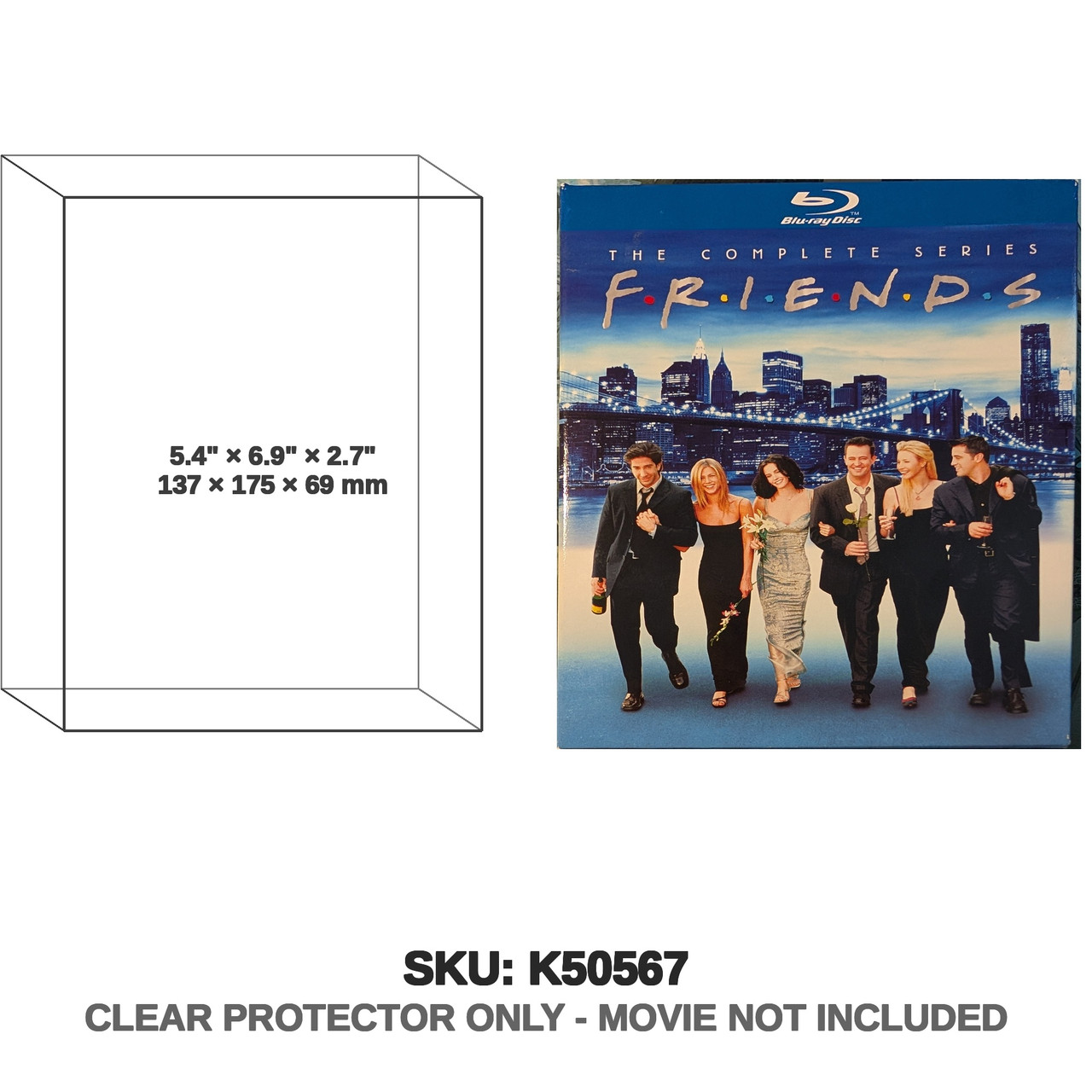 FRIENDS THE COMPLETE SERIES BLURAY 2017 RELEASE UPC 883929603824