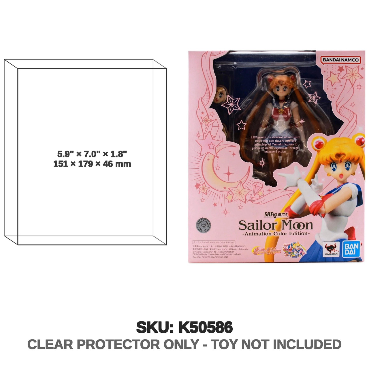 Bandai Sailor Moon S.H.Figuarts Sailor Moon Animation Color Edition 30th Anniversary