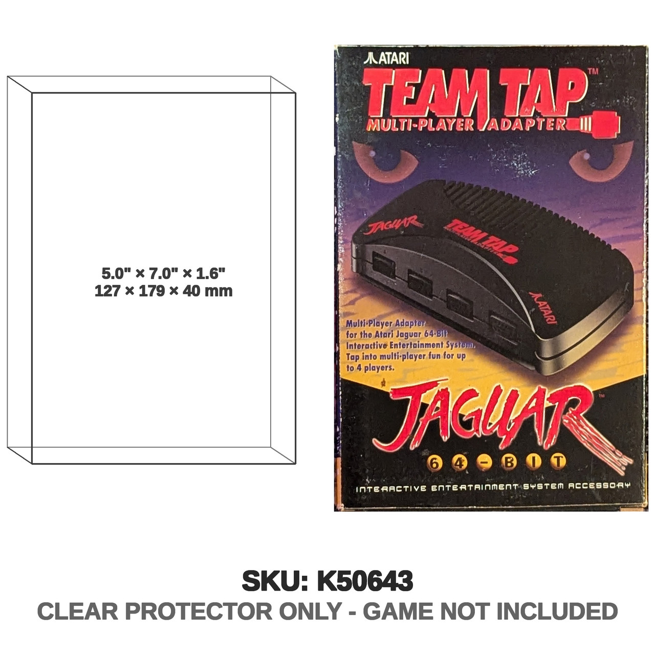 Jaguar Team Tap Multi-Player Adapter Atari