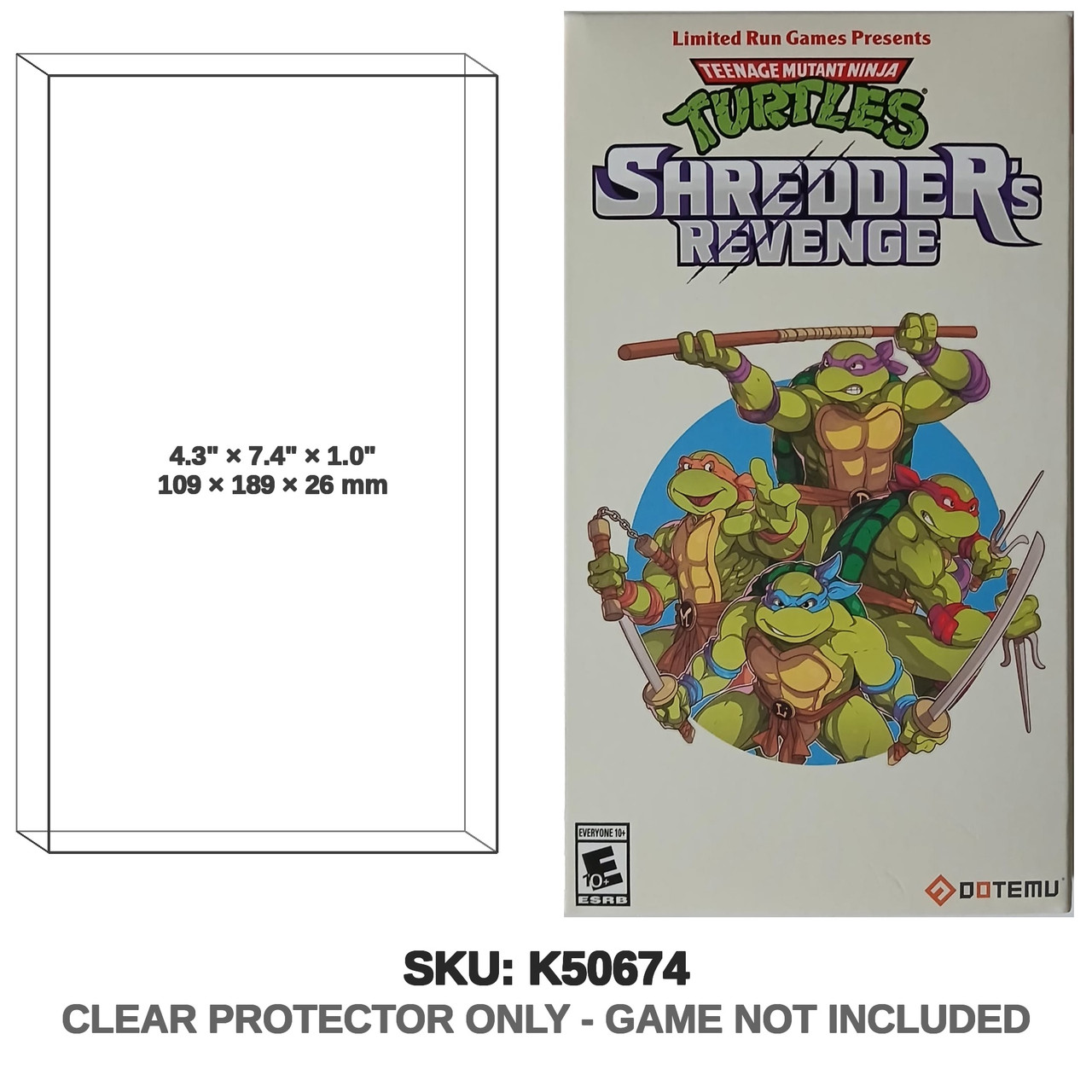 Limited Run Games Teenage Mutant Ninja Turtles Shredder's Revenge VHS Edition
