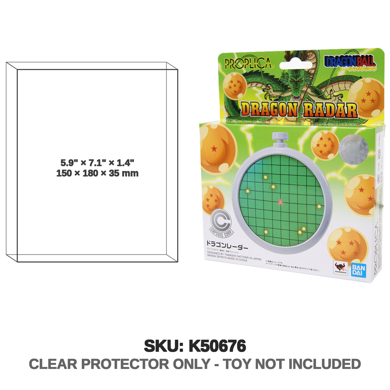 Bandai Dragon Ball Z Proplica Dragon Radar