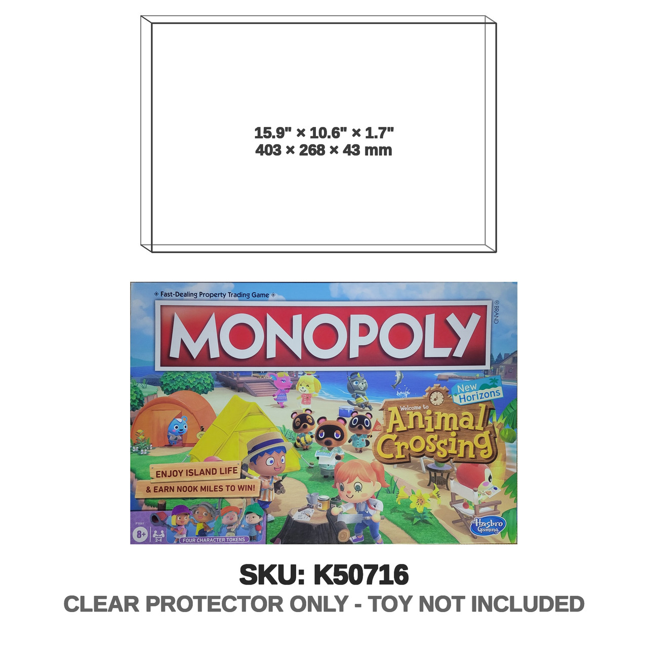 Hasbro Animal Crossing Monopoly Board Game