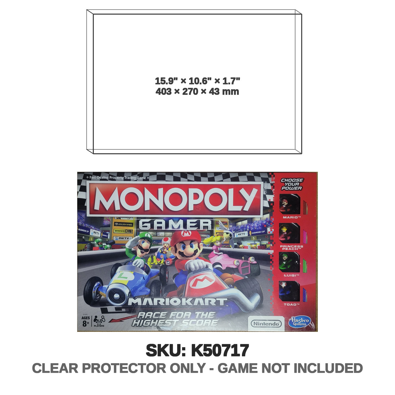 Hasbro Mario Kart Monopoly Gamer