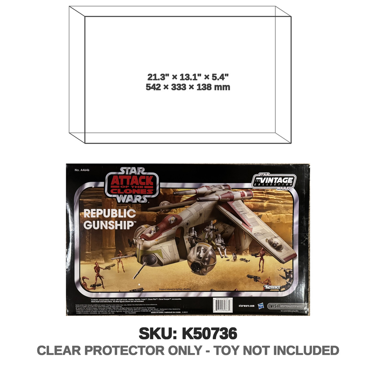 Hasbro Star Wars The Vintage Collection Republic Gunship